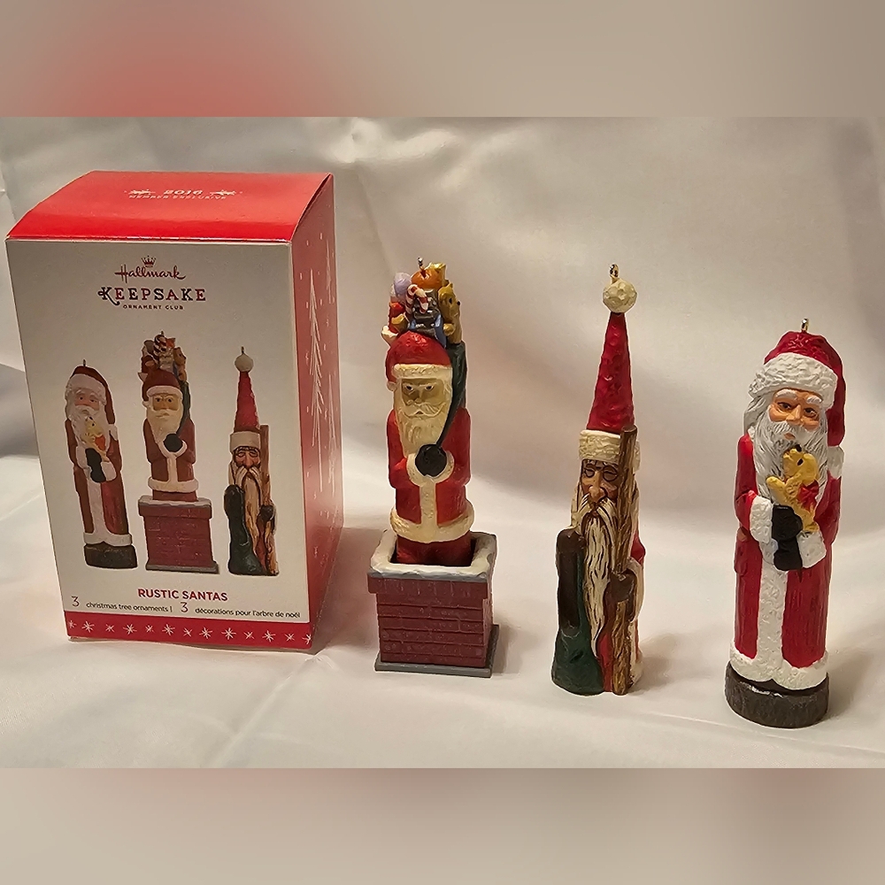 Hallmark Keepsake Ornament rustic Santa's